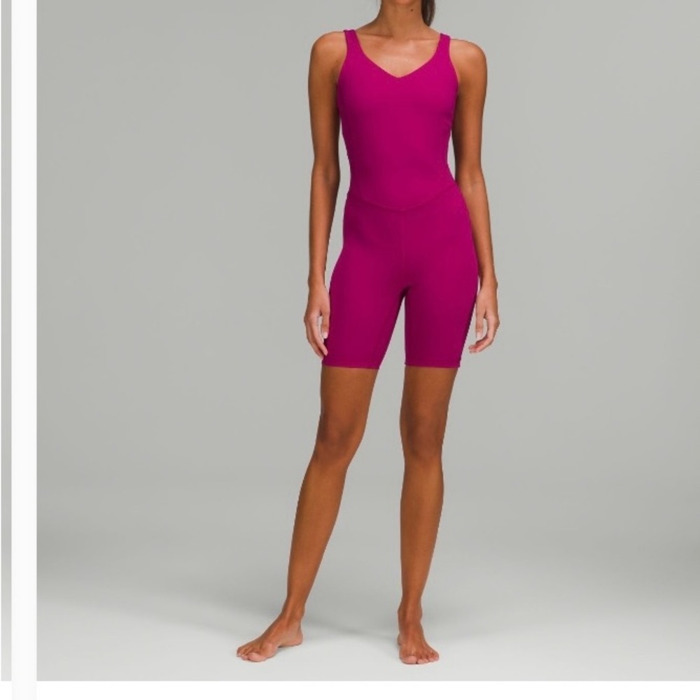 Lululemon Athletica Magenta Bodysuit